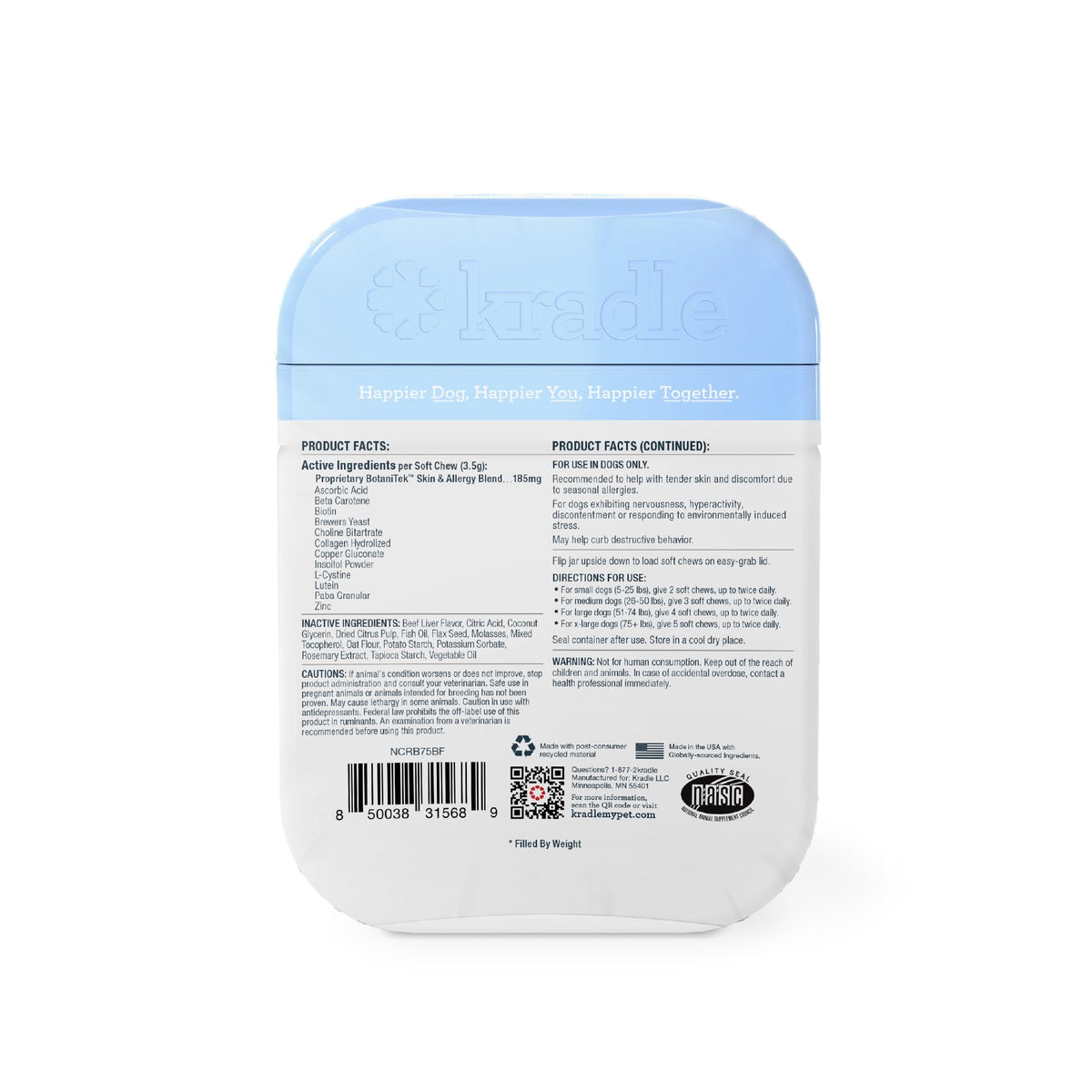 Skin Recovery Chews for Dogs, 75 ct G411923