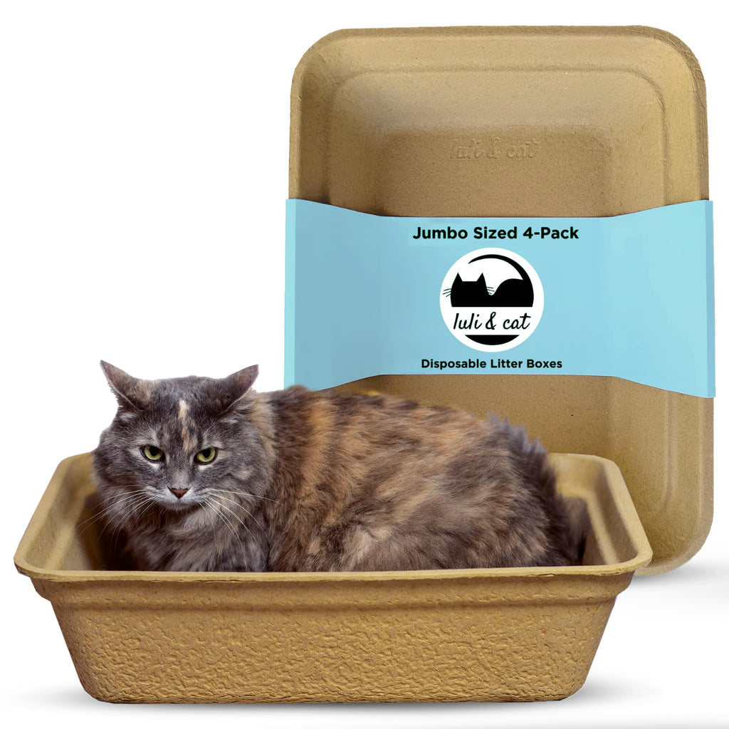 Disposable Litter Boxes 4-Pack G1711