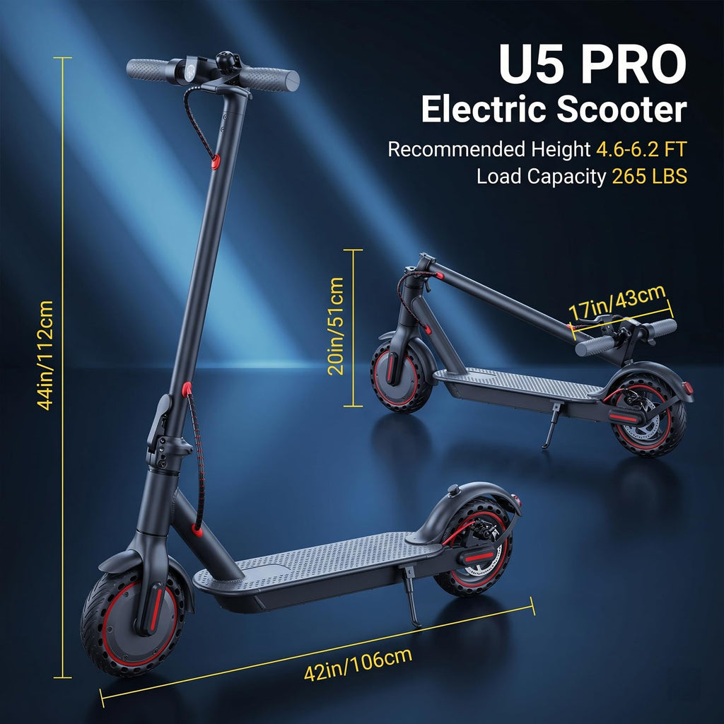 Electric Scooter with 350W/500W Motor, 8.5" Solid Tires, Foldable G95098