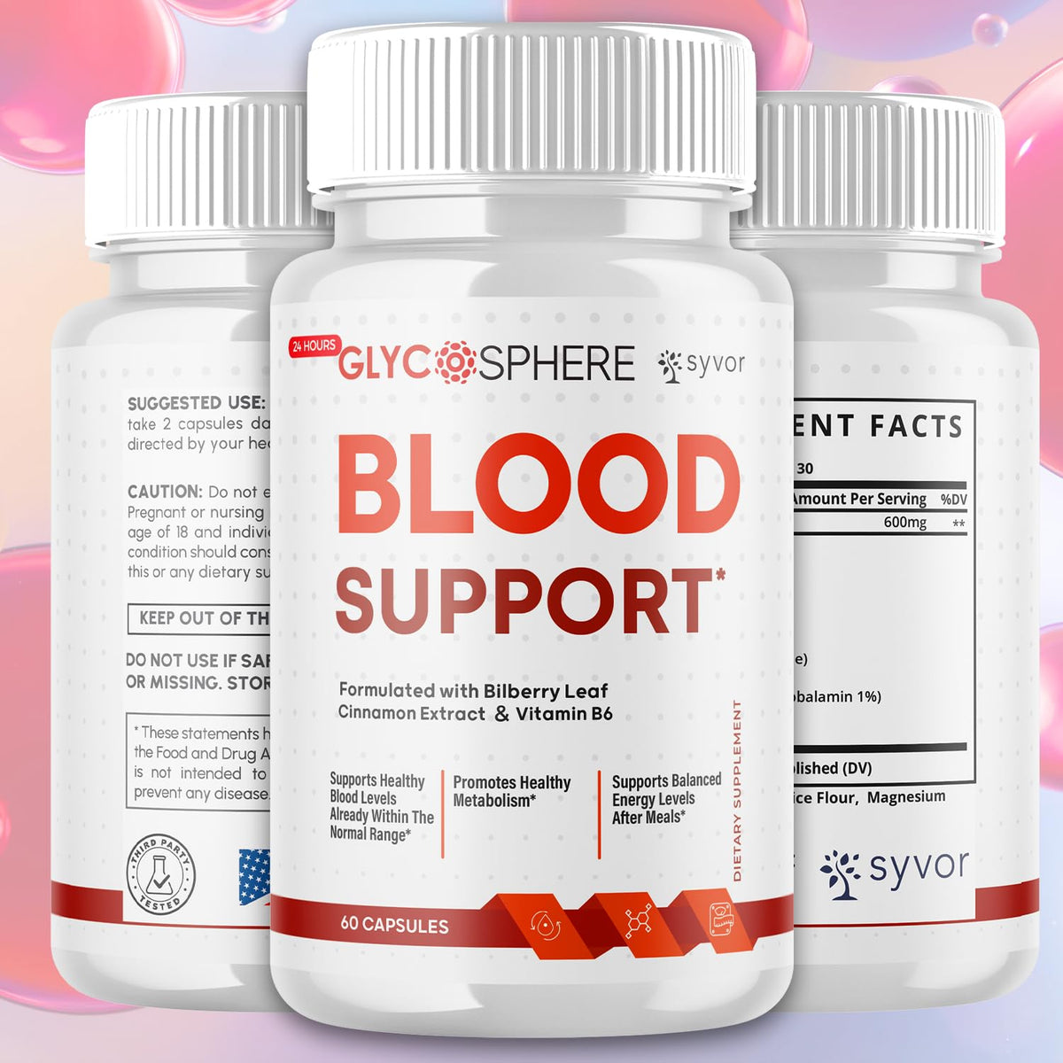 5 Pack 300 Capsules B95701