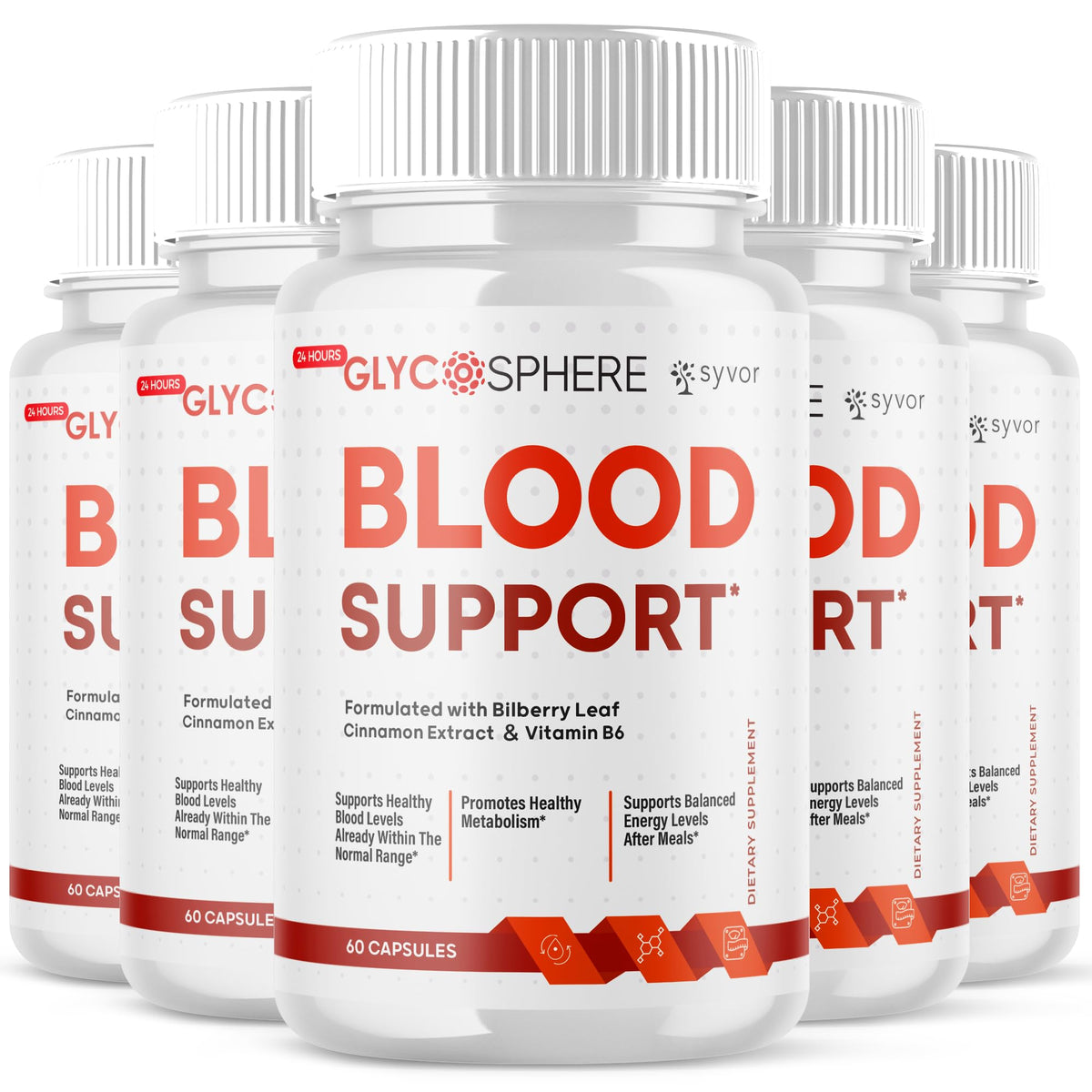 5 Pack 300 Capsules B95701