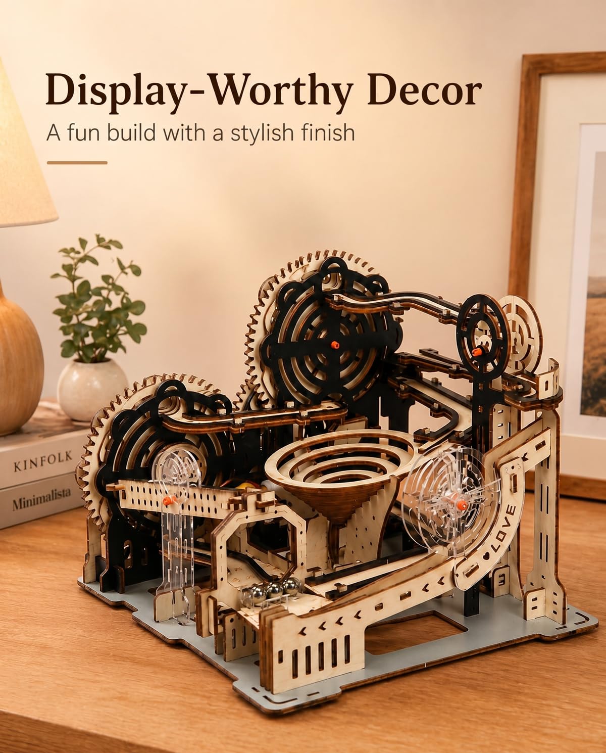 3D Wooden Puzzle Marble Run Model Kit R81076