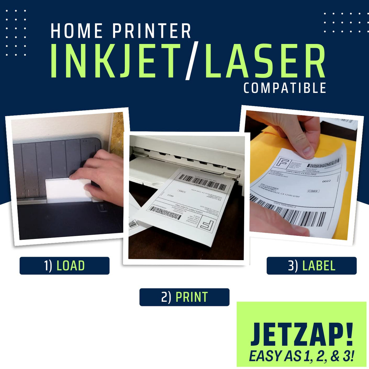 4x6 Shipping Labels for Inkjet and Laser Printers 120 Pack N1452