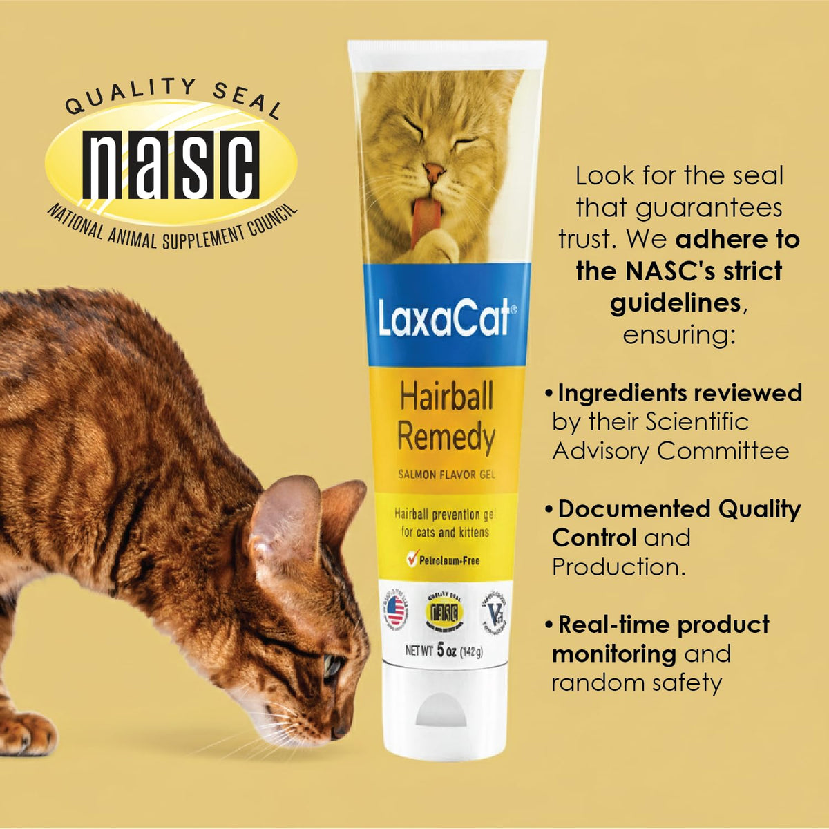 5 oz Petroleum Free Cat Hairball Gel L85480