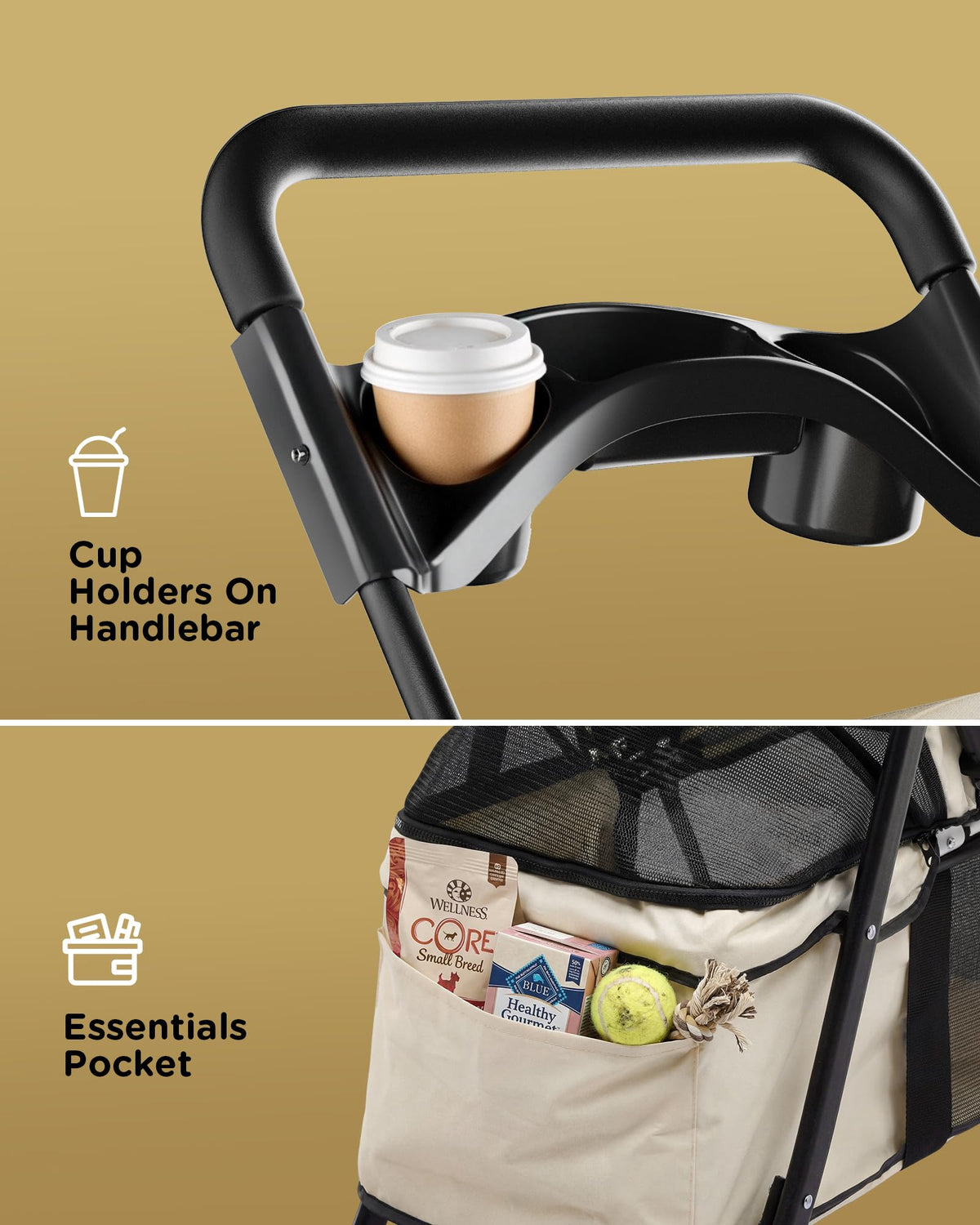 Foldable Pet Stroller R76445