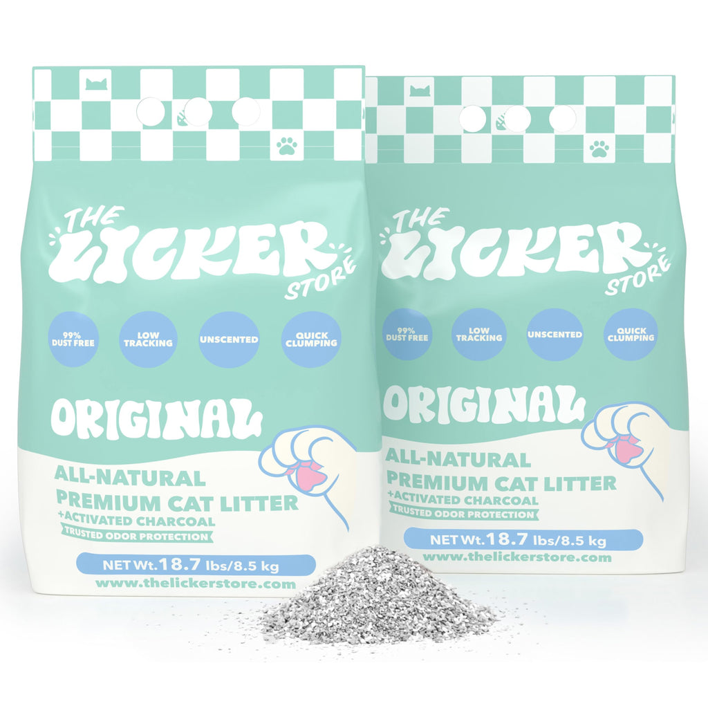 Unscented Clumping Bentonite Clay Cat Litter Set of 2 Z39090