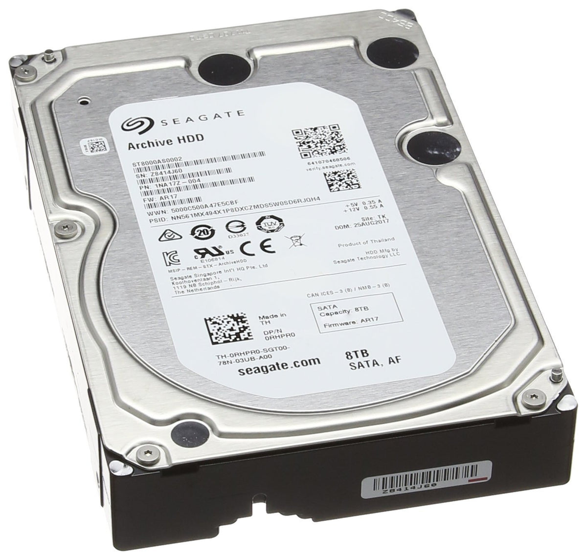 8TB SATA Hard Drive V8238
