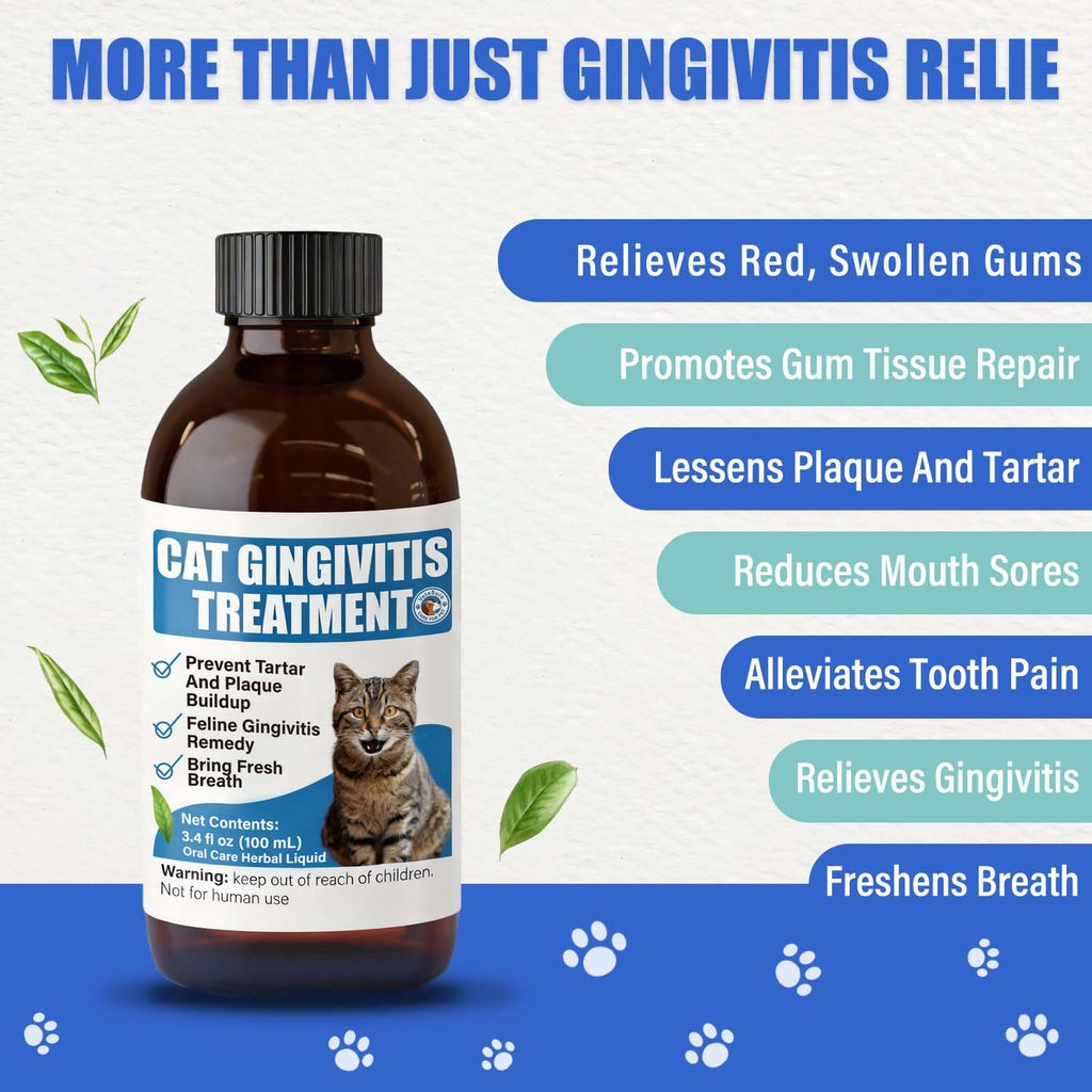 Cat Gingivitis Treatment Liquid 100ml Dental Care X73523