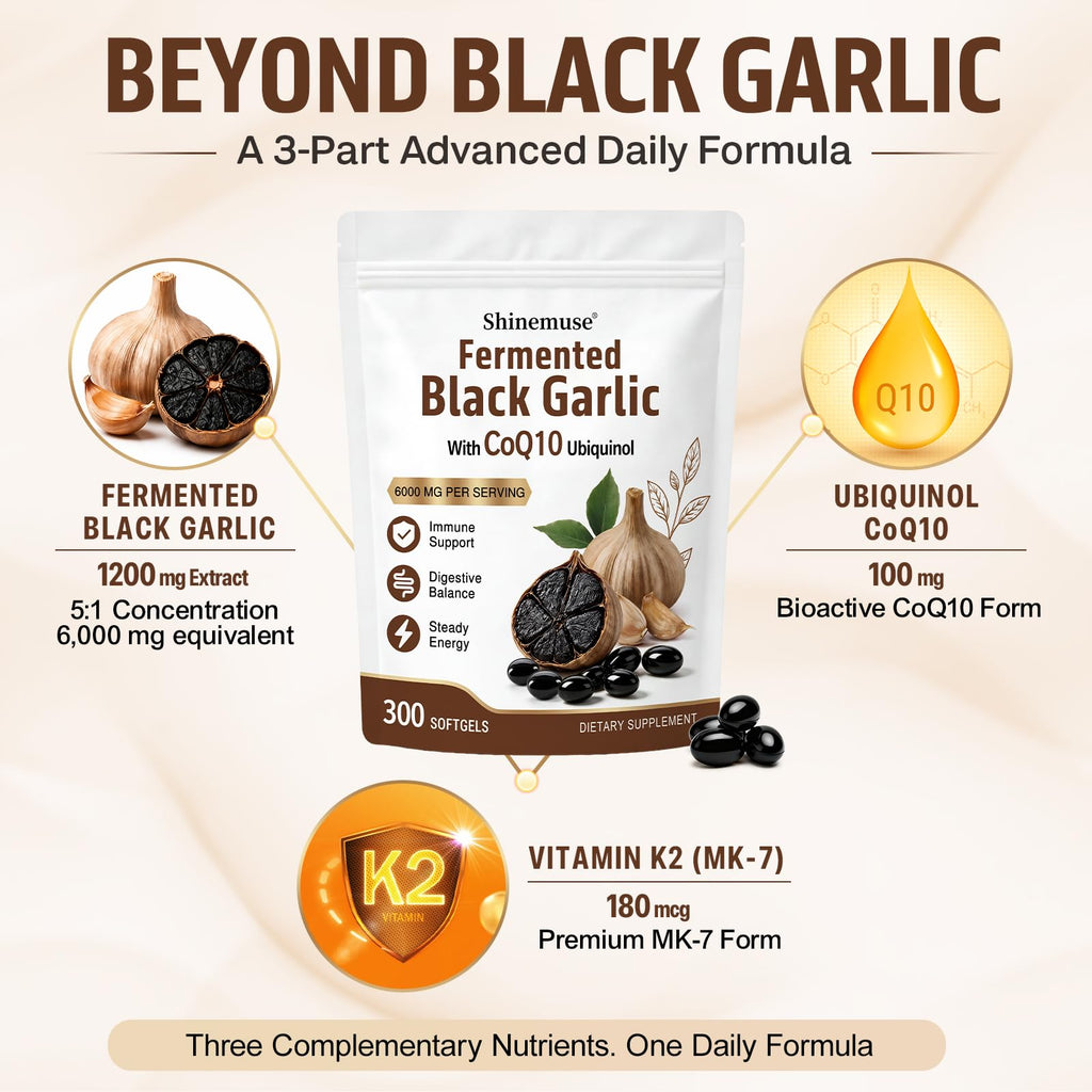 Black Garlic Extract 300 Softgels M426