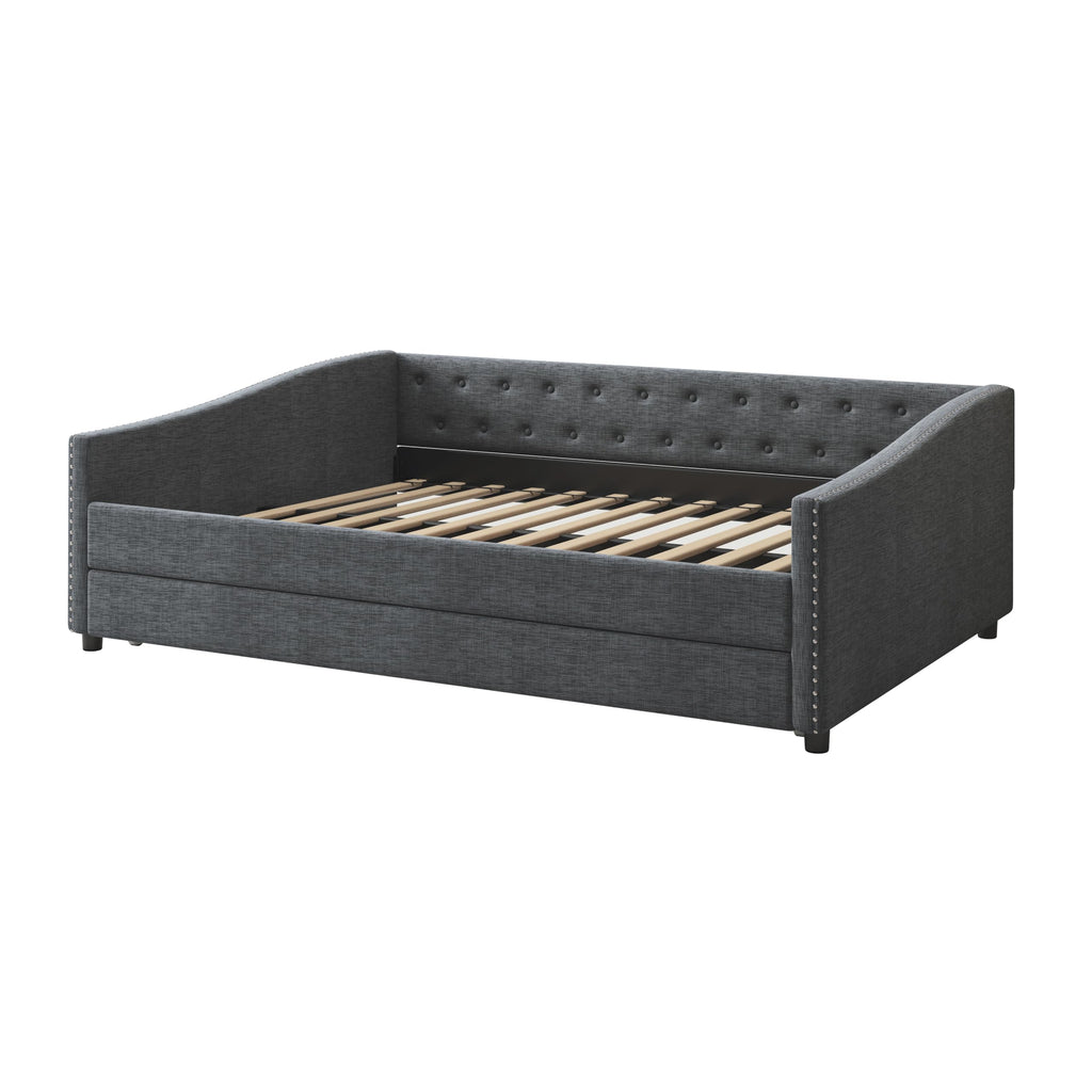 Full Size Upholstered Daybed with Trundle Z398