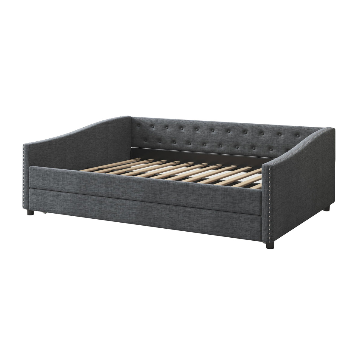 Full Size Upholstered Daybed with Trundle Z398