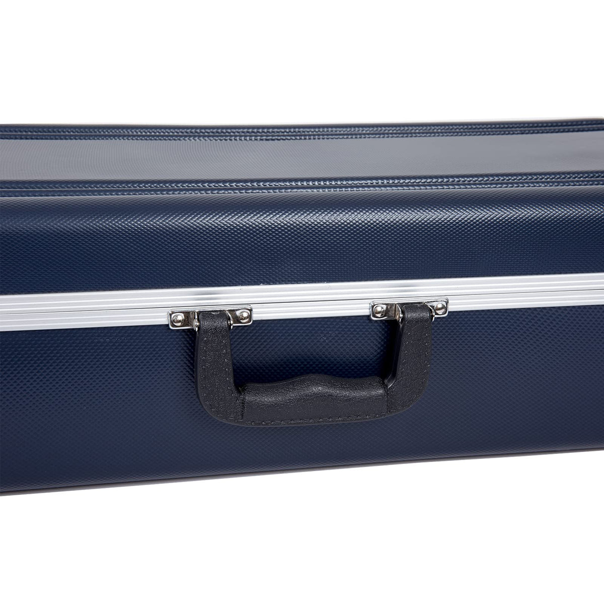 Textured Blue ABS Trumpet Case with Velvet Interior J1591