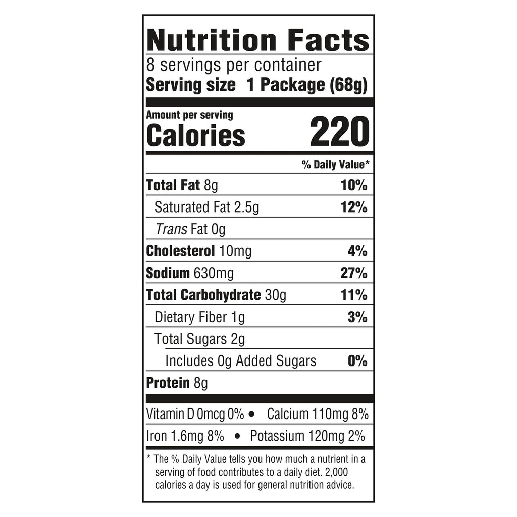 Kraft Mac and Cheese Dinner, 8 Microwaveable Cups, Original, 2.39 oz F68985