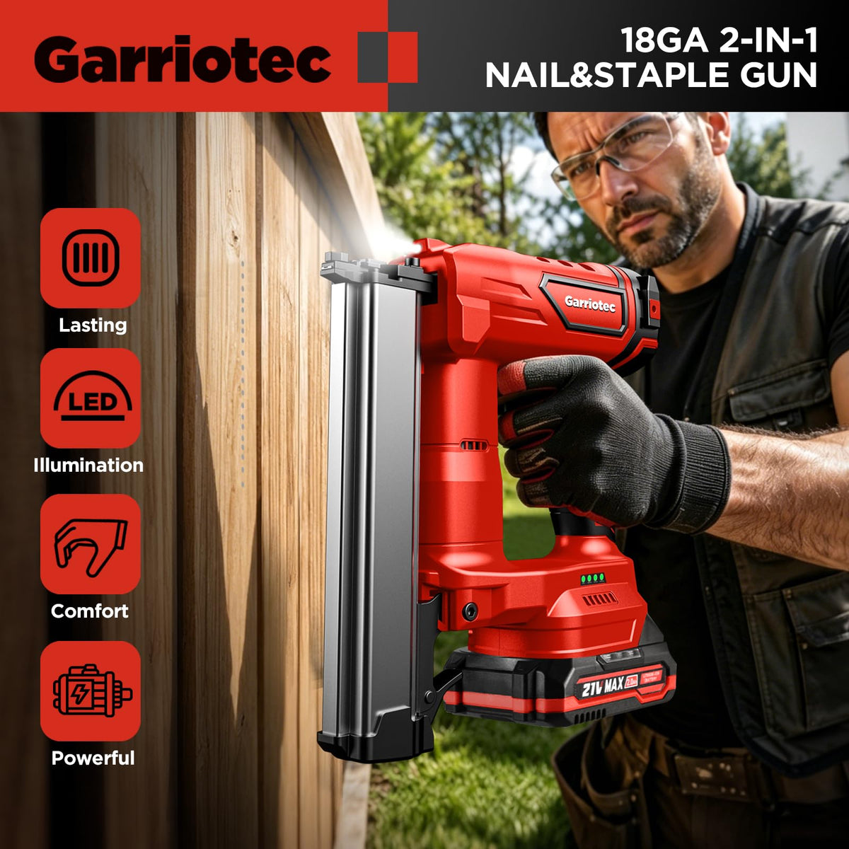 21V Brushless Cordless Pin Nailer Kit 2.0 Ah Z680