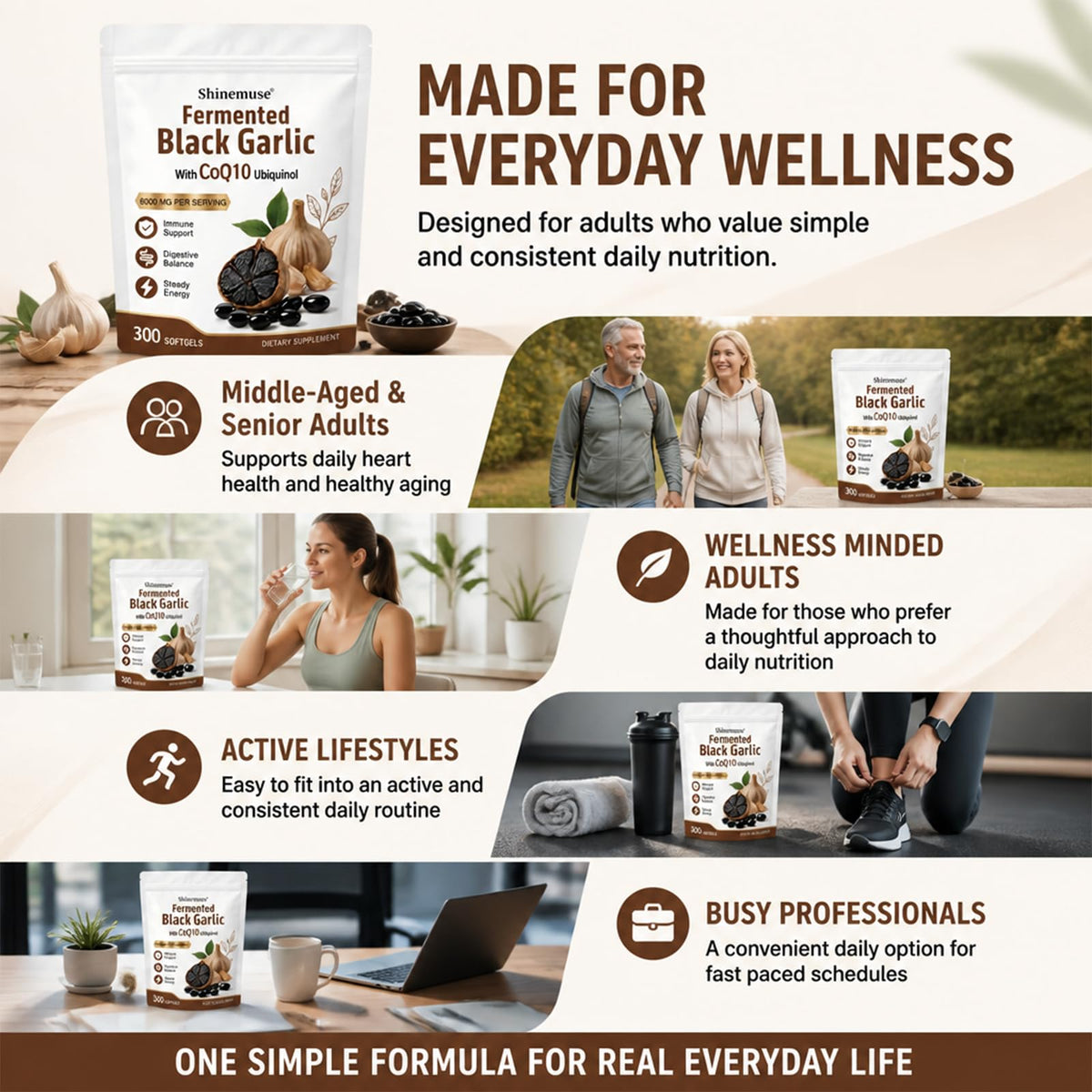 Black Garlic Extract 300 Softgels M426