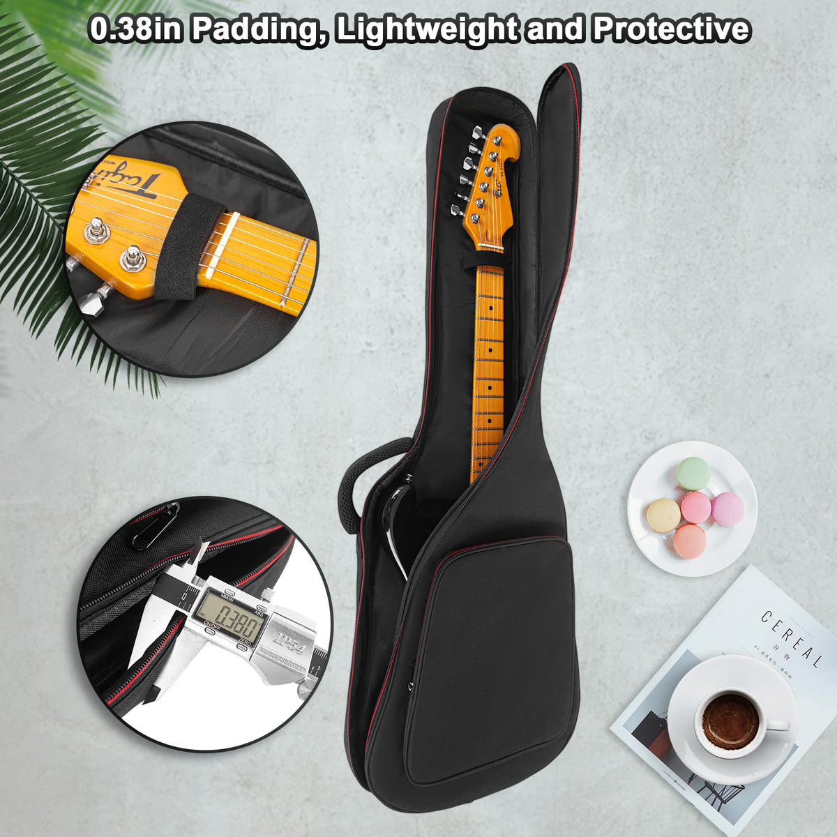 Black Padded Electric Guitar Bag I127941