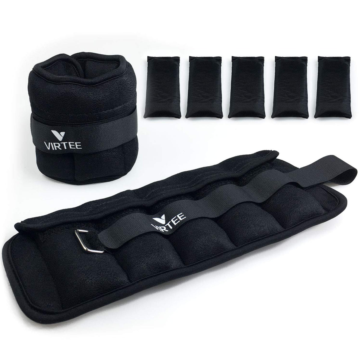 Adjustable Ankle Weights 1-3 Lbs Pair C165128
