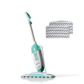 White Steam Mop with 2 Dirt Grip Pads O6589