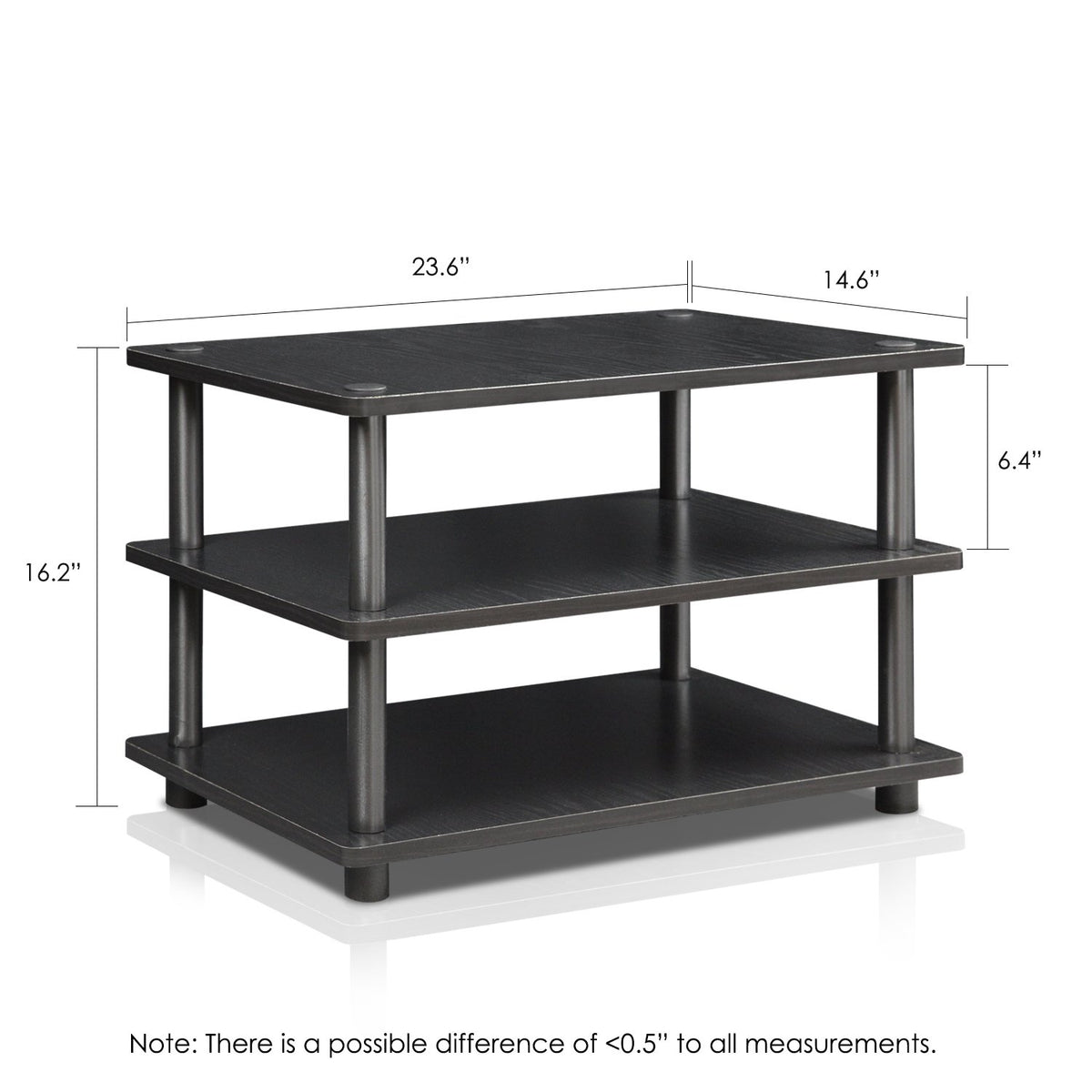 3-Tier Corner TV Stand for TV up to 25 Inch F118879