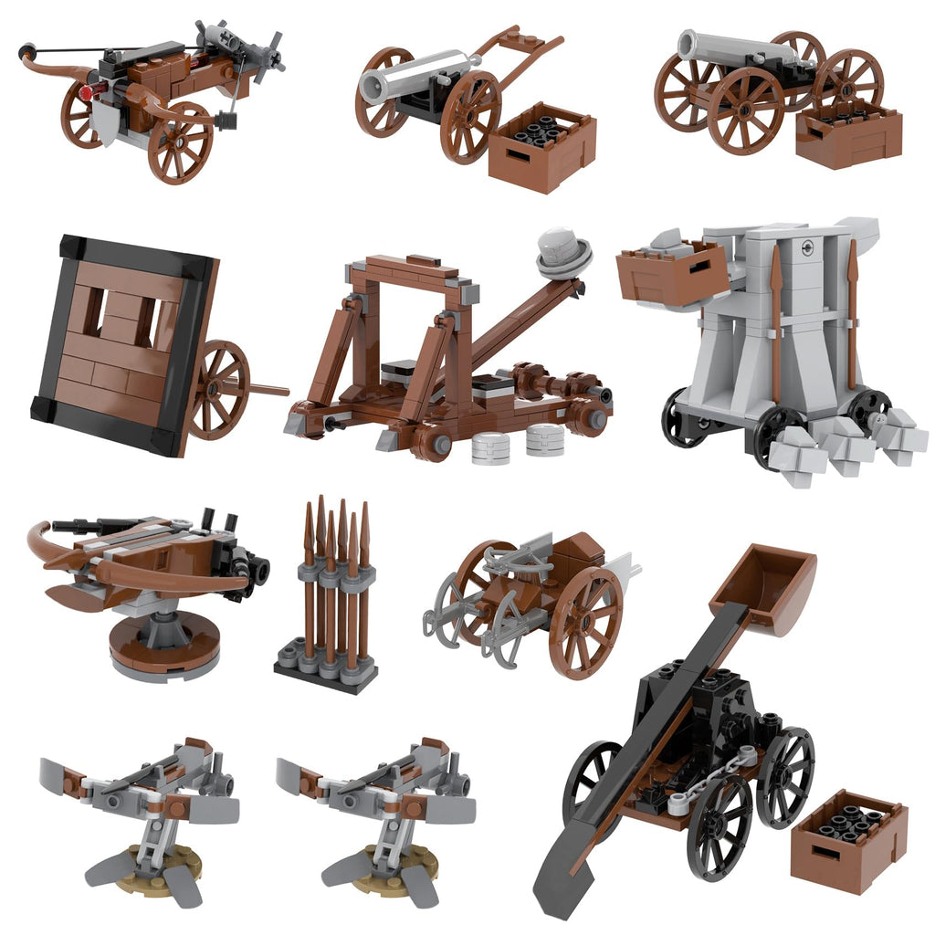 564 Pcs Medieval Weapons Building Block Set C273601