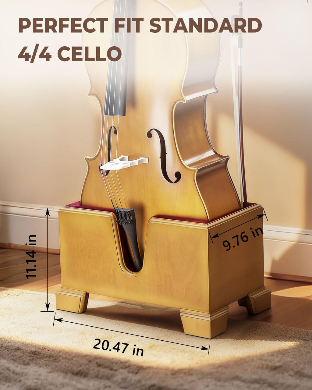Cello Stand with Bow Holder N777168