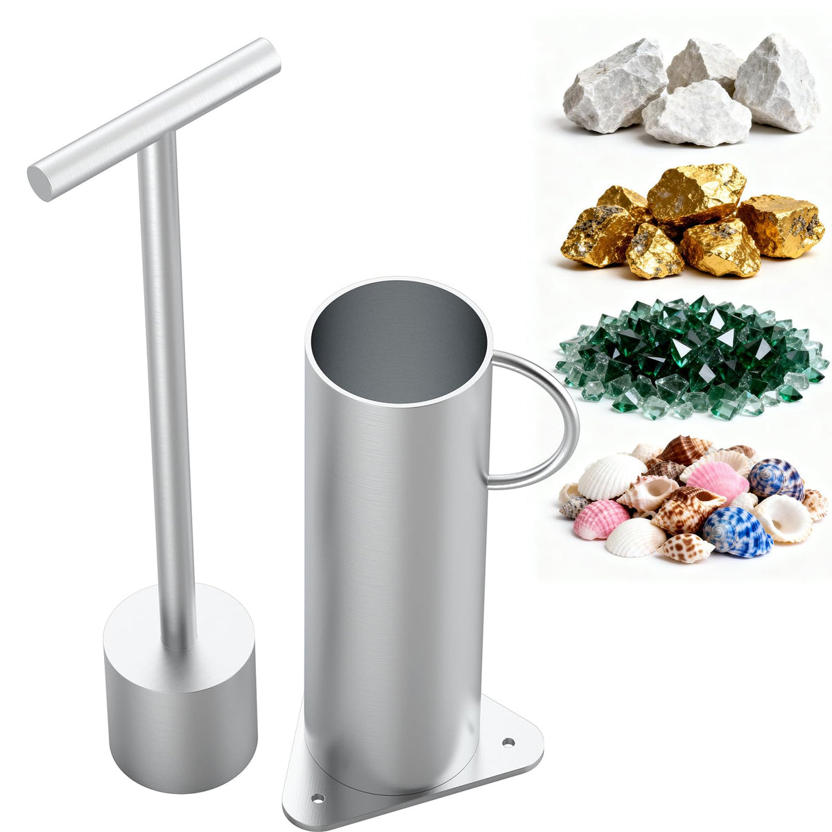 Heavy-Duty Manual Rock Crusher I377