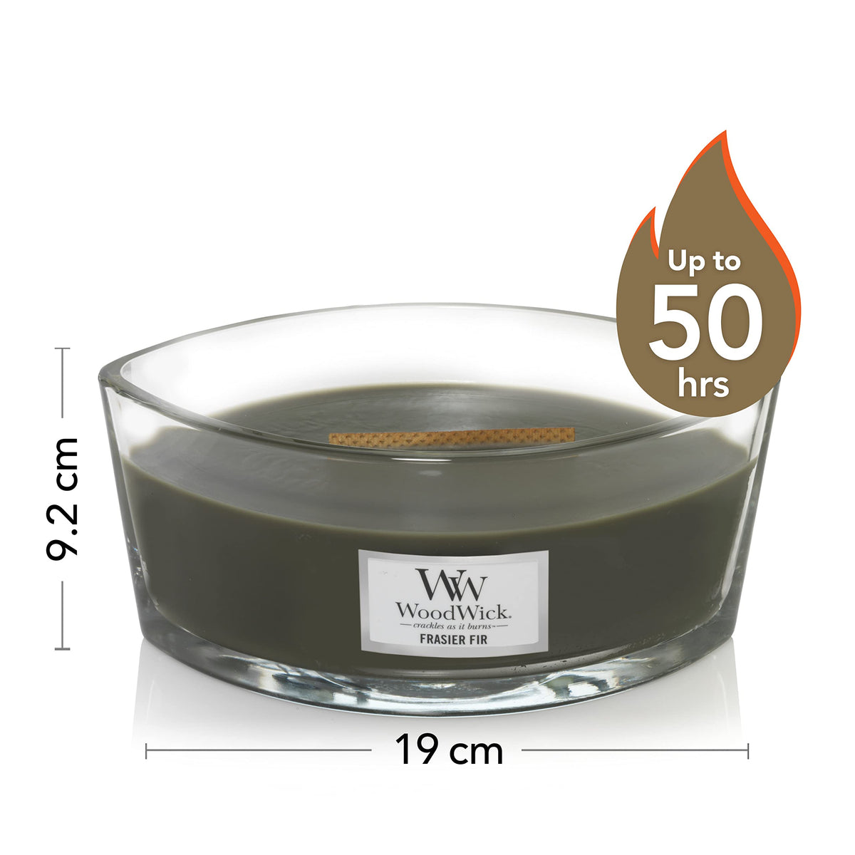 16oz Scented Candle with Wood Wick U701