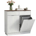 20 Gallon Tilt Out Trash Cabinet with 2 Drawers A103
