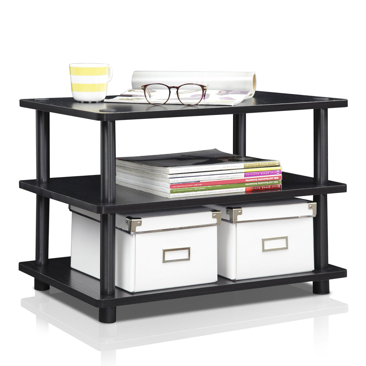 3-Tier Corner TV Stand for TV up to 25 Inch F118879