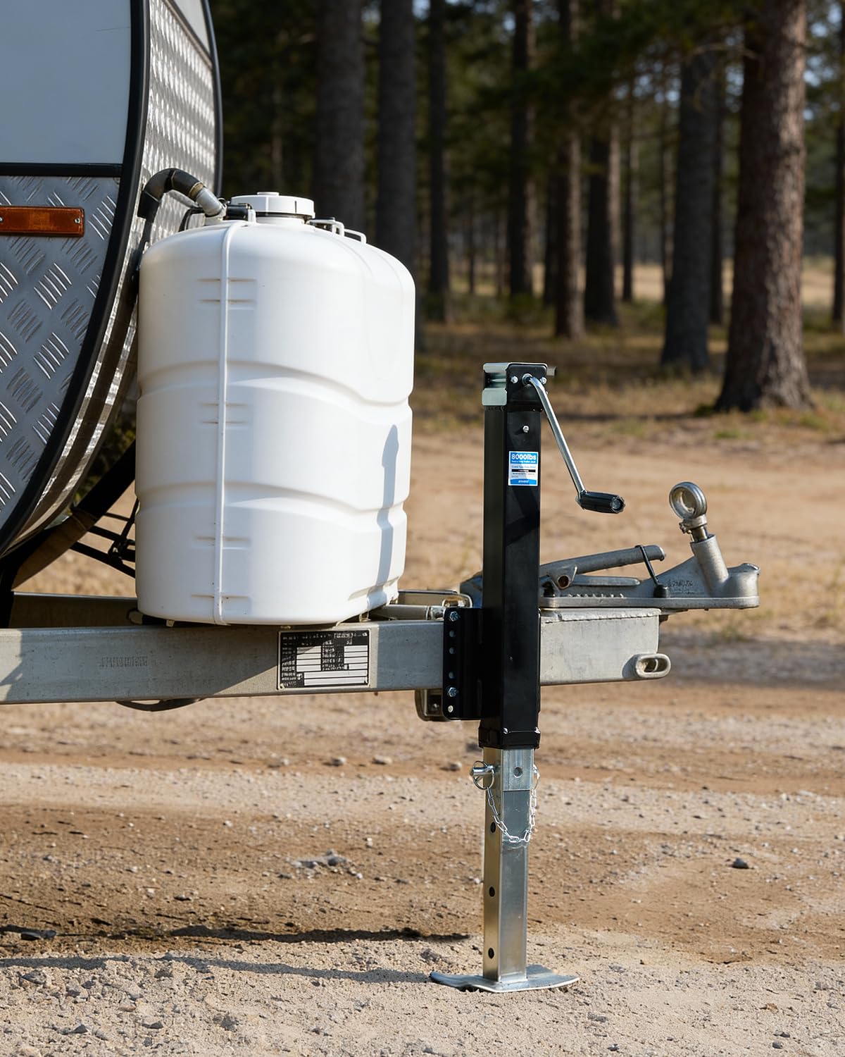 8000 lbs Adjustable Manual Trailer Jack W423691