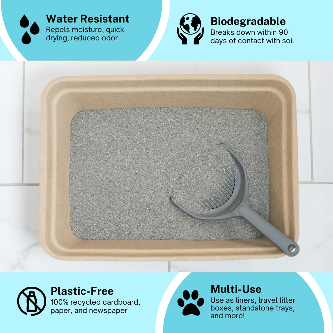 Disposable Litter Boxes 4-Pack G1711
