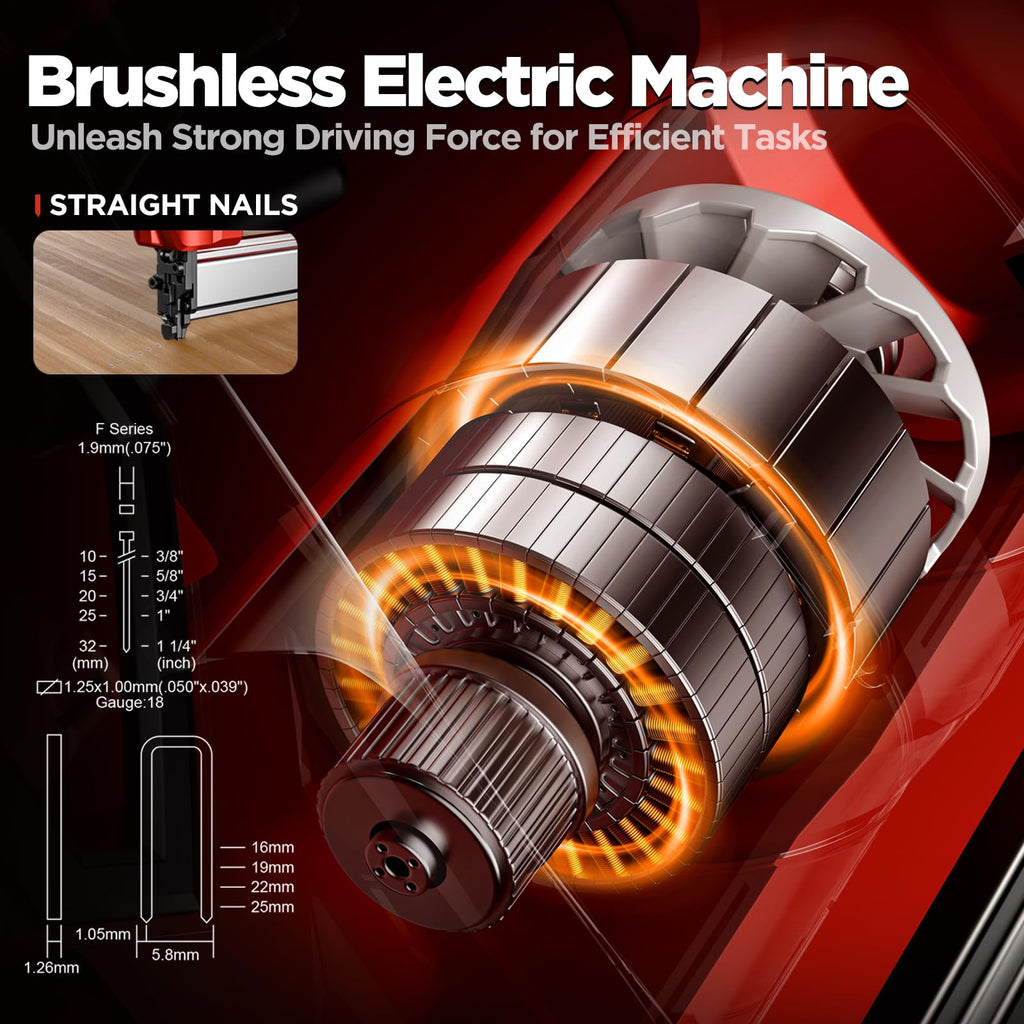 21V Brushless Cordless Pin Nailer Kit 2.0 Ah Z680