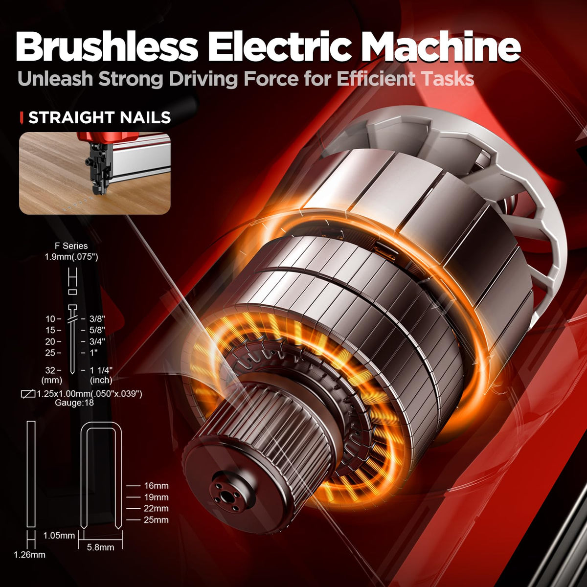 21V Brushless Cordless Pin Nailer Kit 2.0 Ah Z680