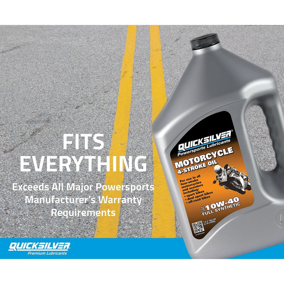 10W-40 Full Synthetic 4-Stroke Motorcycle Oil S7208