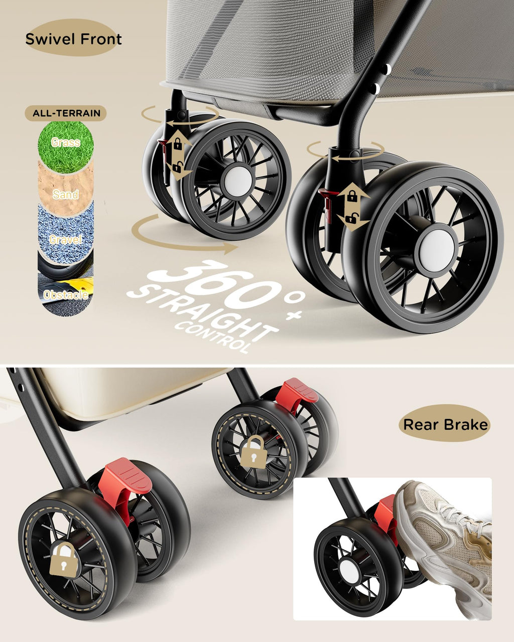 Foldable Pet Stroller R76445