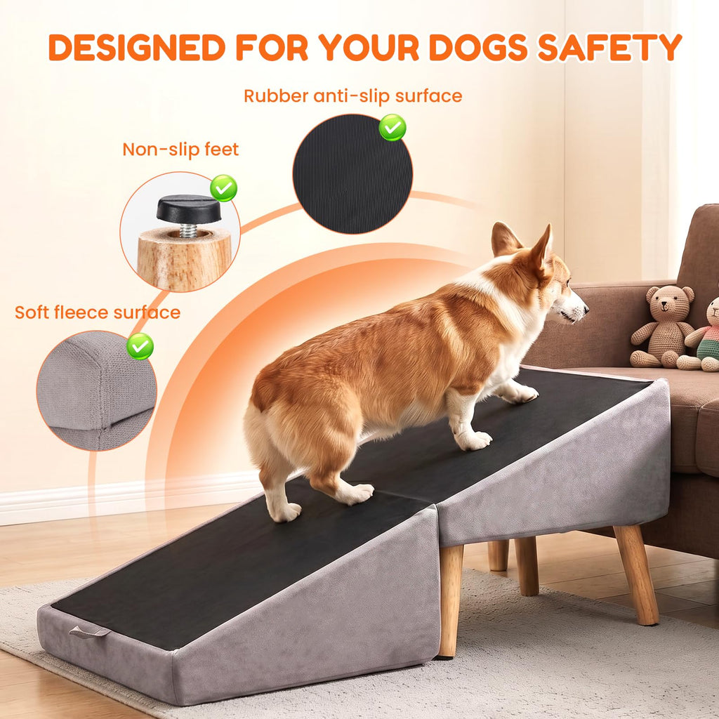 Foldable Dog Ramp Gray A52510