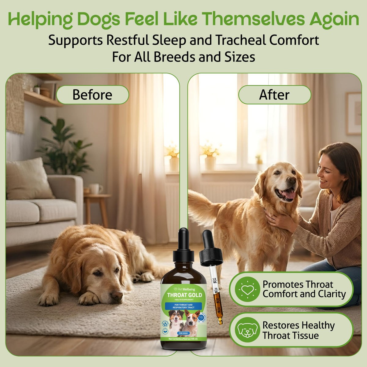 Throat Discomfort & Immune Care for Dogs, 4 oz X34273