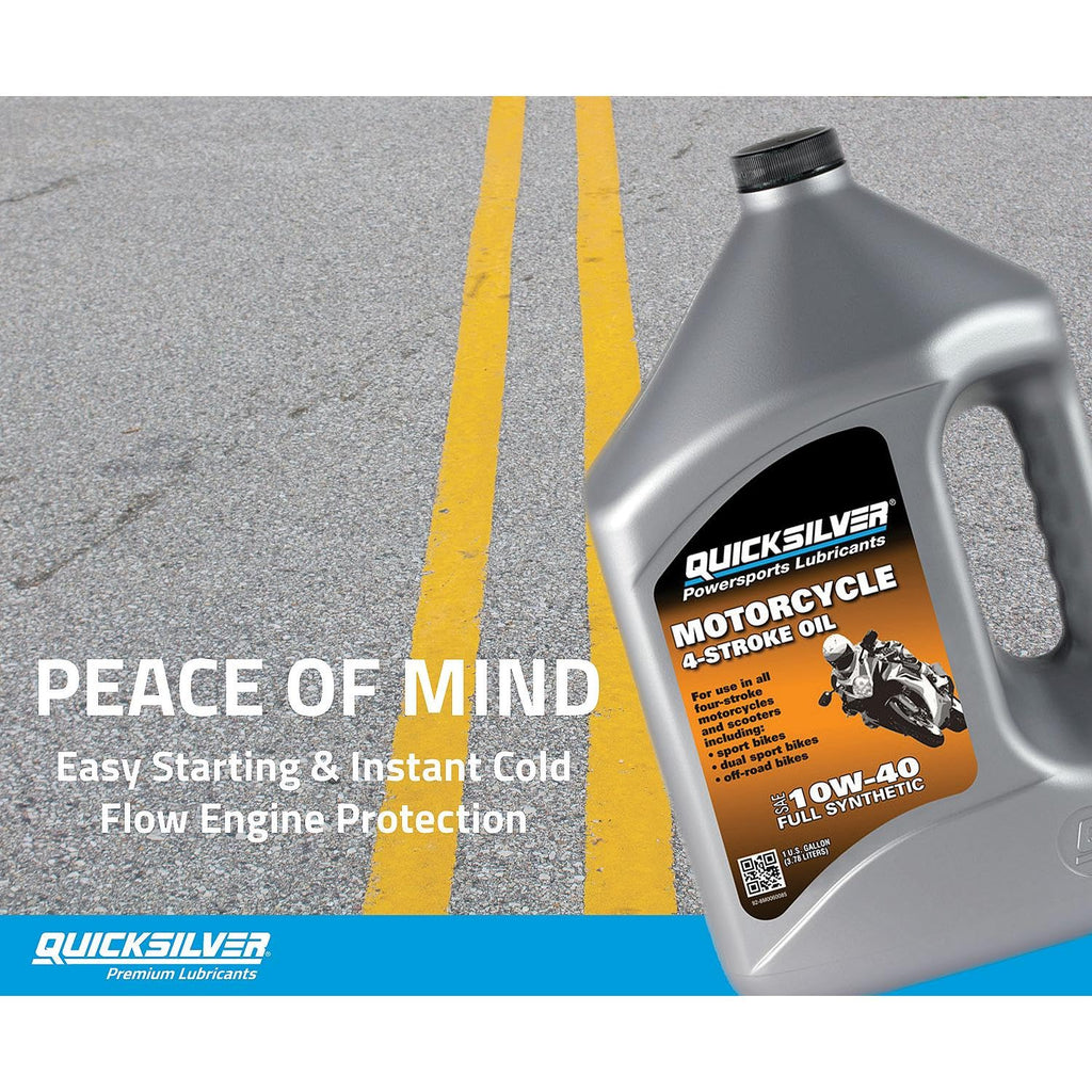 10W-40 Full Synthetic 4-Stroke Motorcycle Oil S7208
