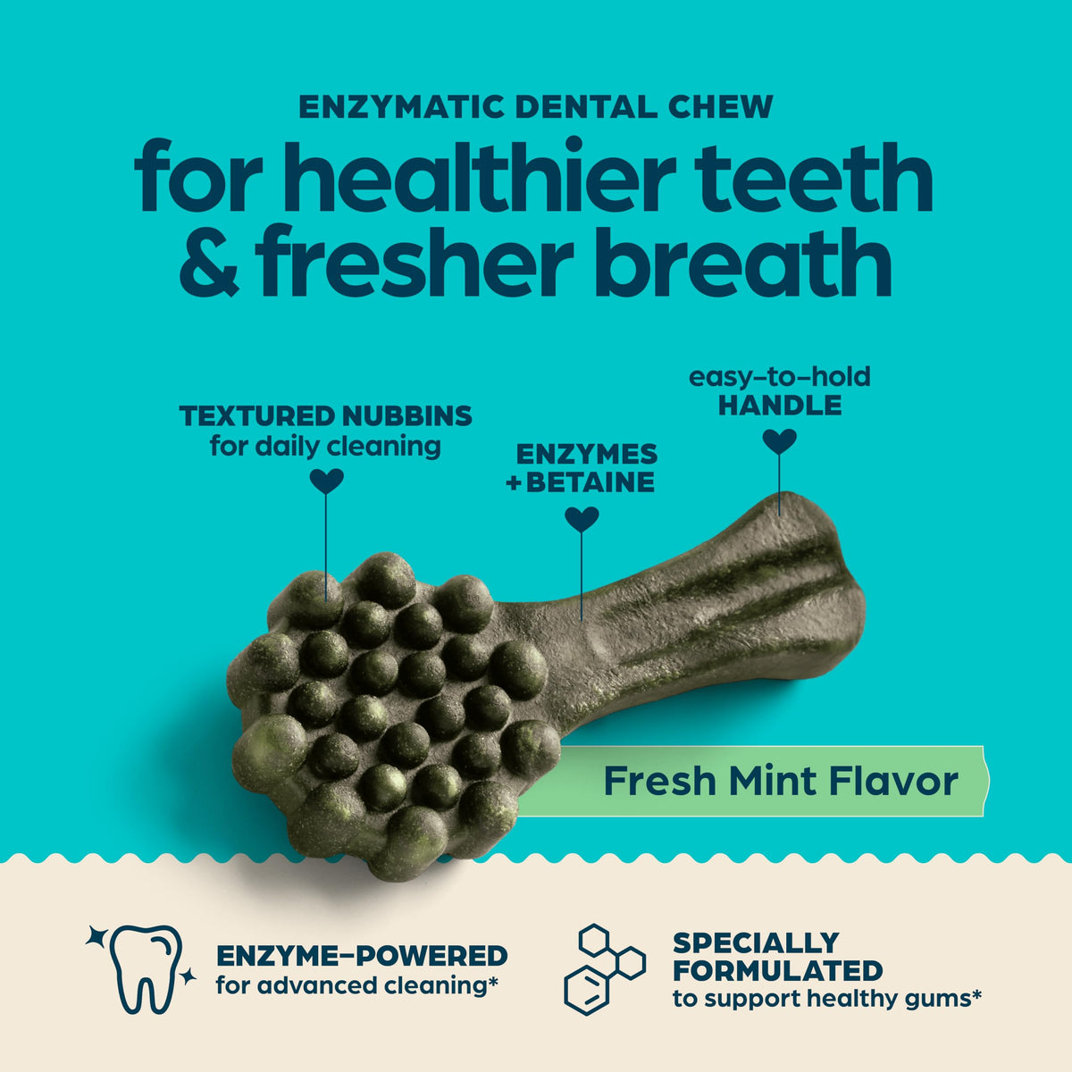 Fresh Mint Flavor Dental Chews, 13 Count G4240