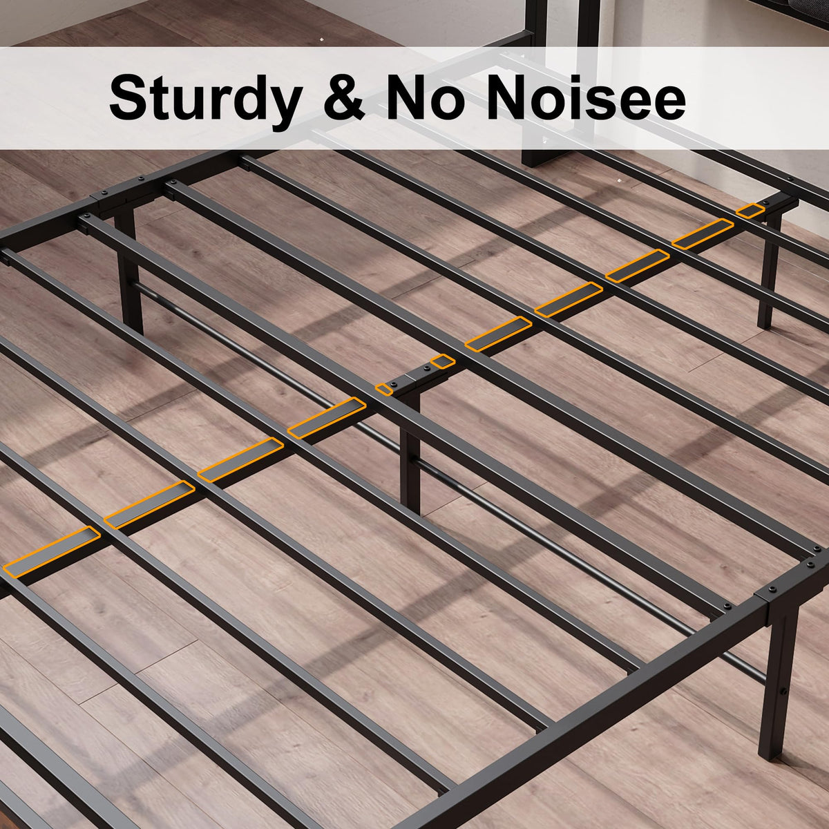 Queen Size Bed Frame with Storage Headboard and Charging Station G995617