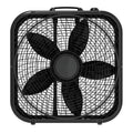 20 Inch Black 3-Speed Box Fan with Handle D8514