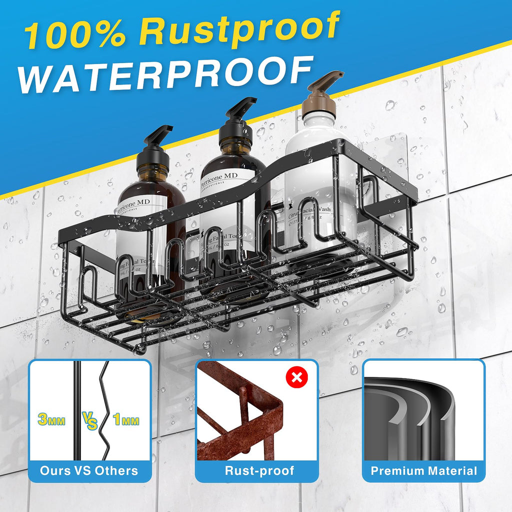 5 Pack Rustproof Stainless Steel Shower Caddy Y46118