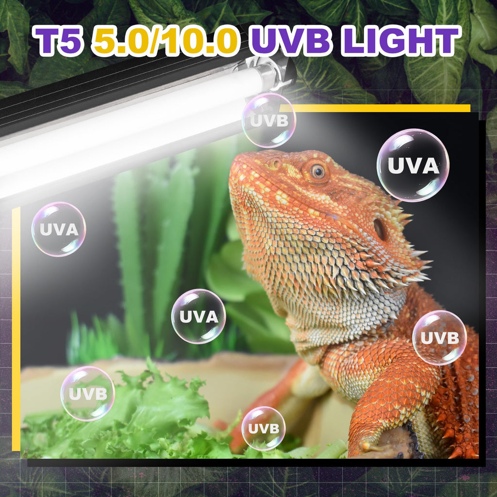8W 10.0 UVB Reptile Light Fixture G7087