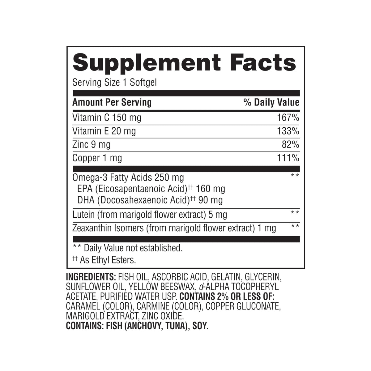50 Count Soft Gels Dietary Supplement G10056