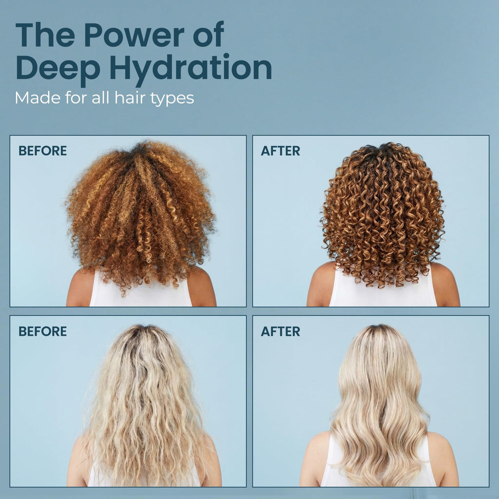 Shampoo and Conditioner Set with Hyaluronic Acid, Argan Oil & Shea Butter V639215