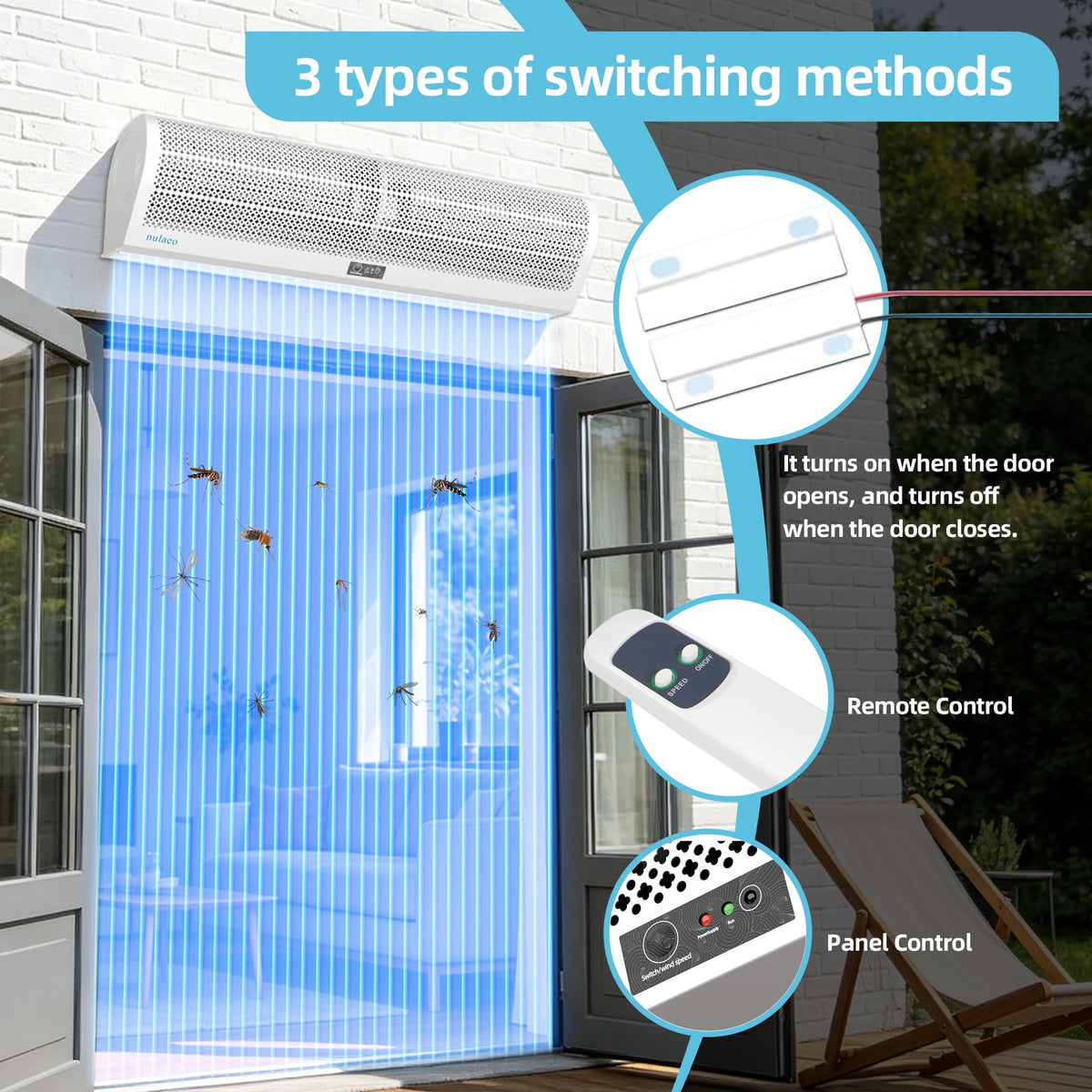 36'' Wall-Mounted Air Curtain M371375