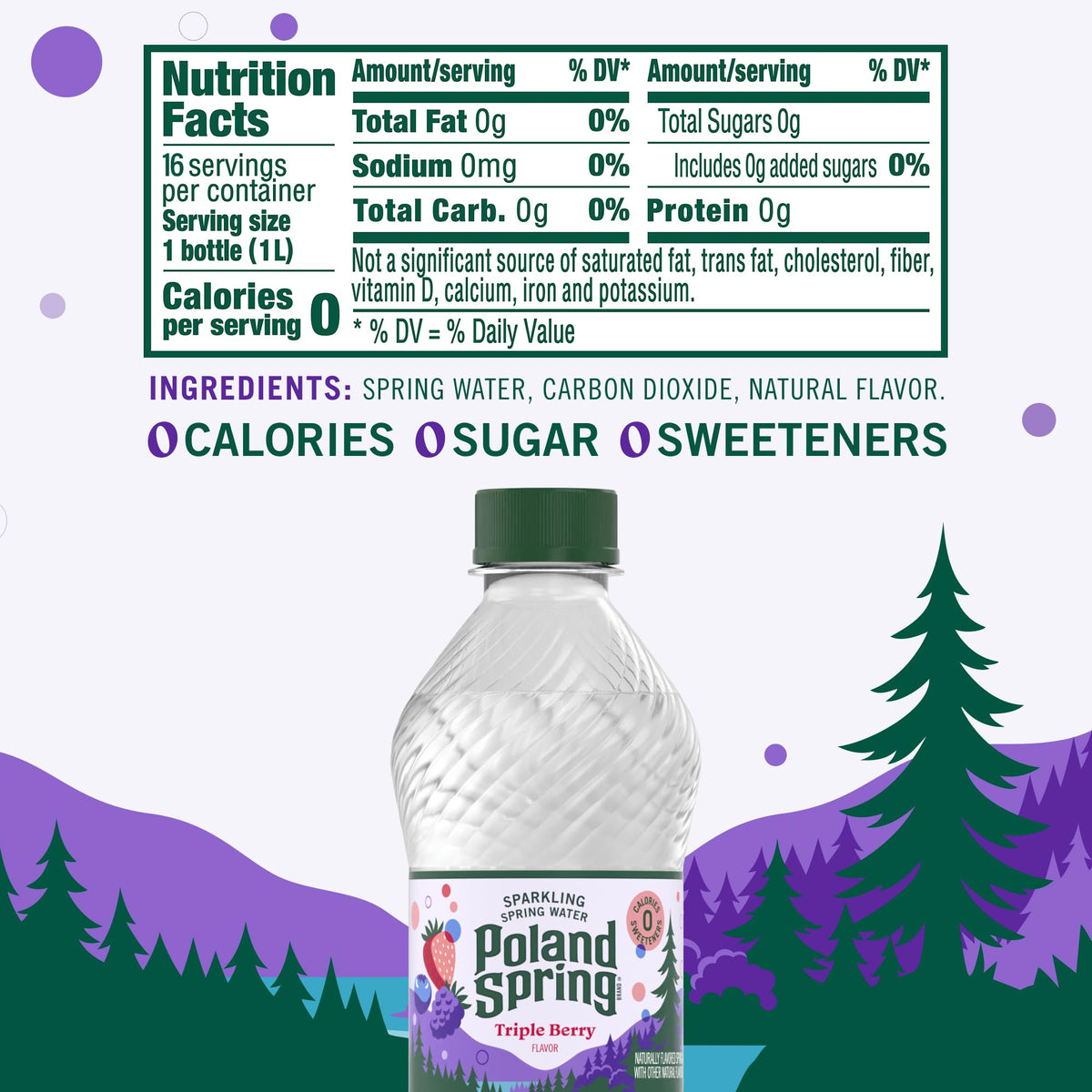 Sparkling Bottled Water 33.8 Fl Oz U6254