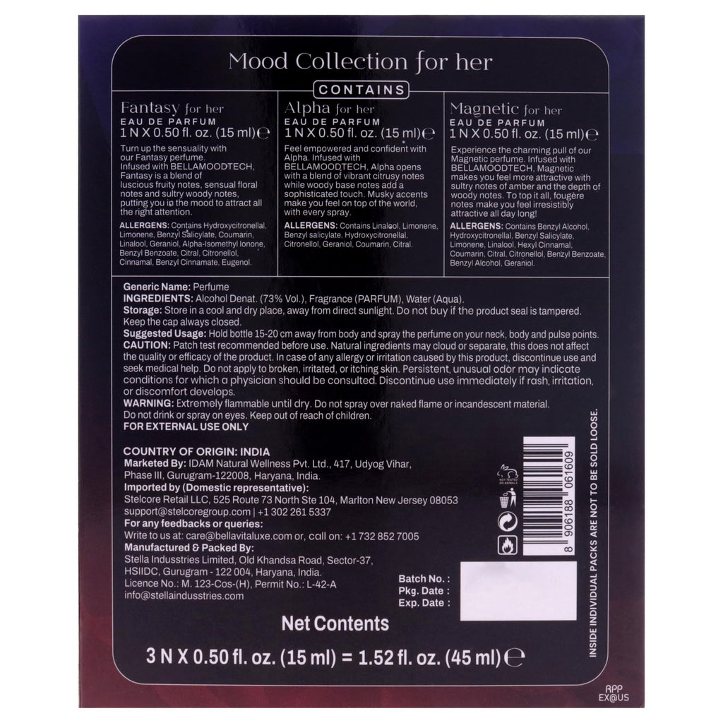 3 Pc EDP Spray Gift Set 0.5oz B1993
