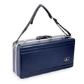 Textured Blue ABS Trumpet Case with Velvet Interior J1591