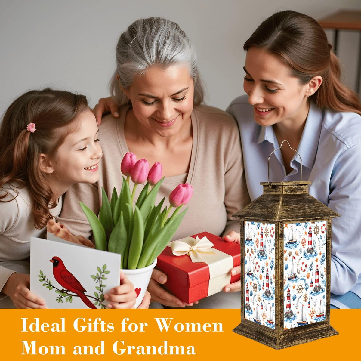 Waterproof LED Solar Lantern W54496